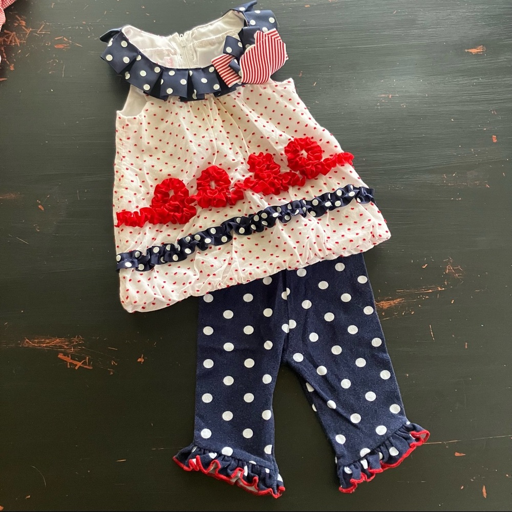 Patriotic tank and pants